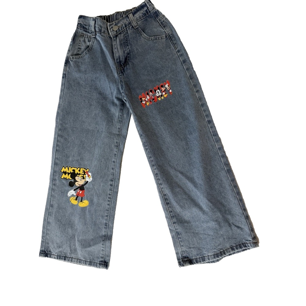 Mickey Mouse Jean Pants Blue